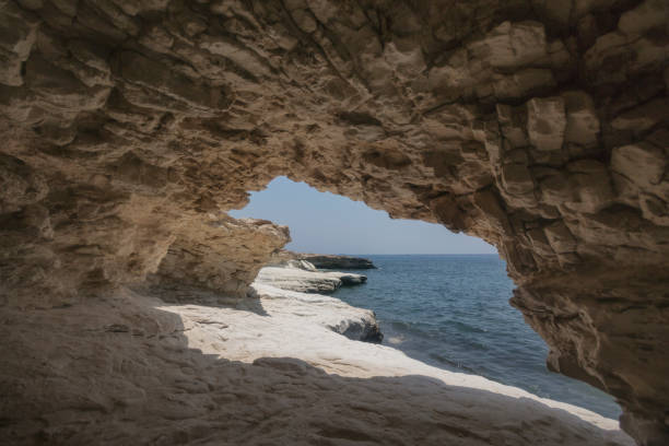 istock Cave. Rocks near Governor's beach, Cyprus landscape 839083140