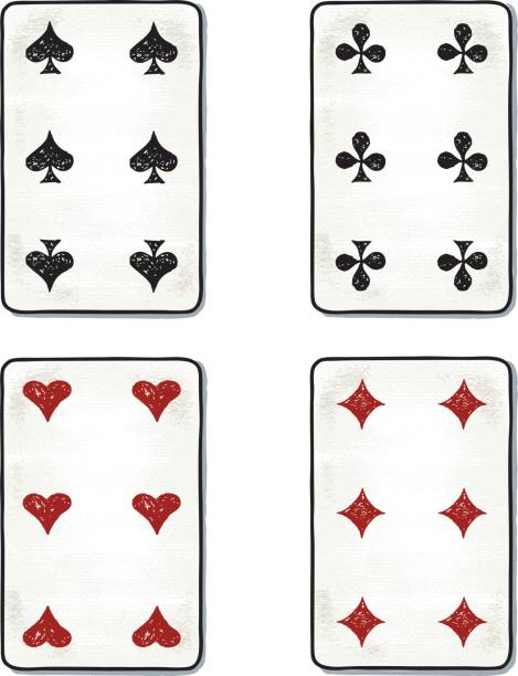 istock Hand drawings of the playing cards 839104118
