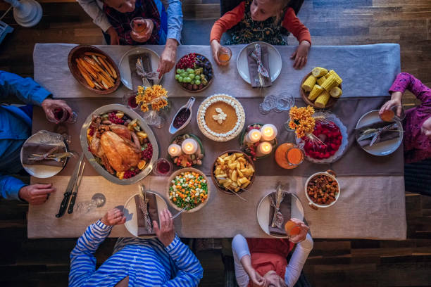 istock Having Traditional Holiday Stuffed Turkey Dinner 839113928