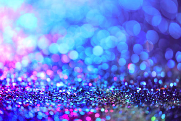 istock Gold glittering christmas lights. Blurred abstract background 839120764