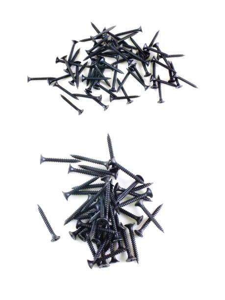 istock set of screws on the white background 839127686