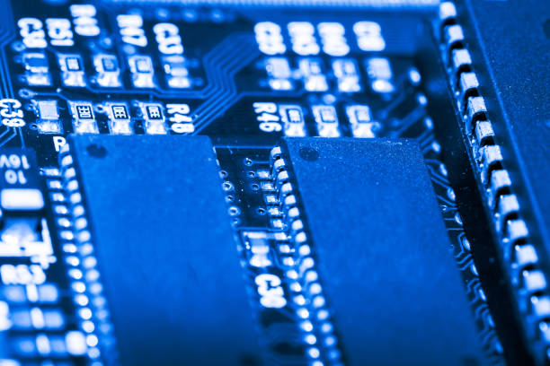 istock Abstract, Close up at electronic circuits, we see the technology of the mainboard, which is the important background of the computer. (logic board,cpu motherboard,Main board,system board,mobo) 839127750