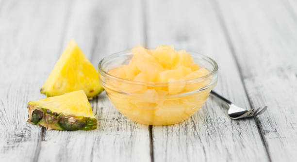 istock Portion of Preserved Pineapple pieces 839127852