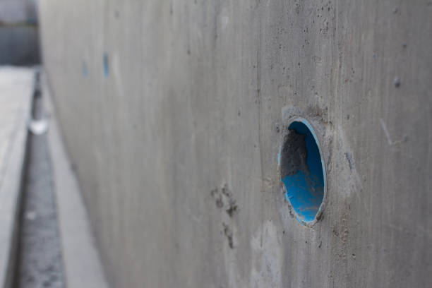 waste water pipe or water drainage channel.