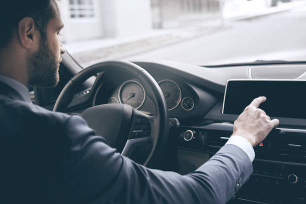 istock Young business man test drive new car 839143820