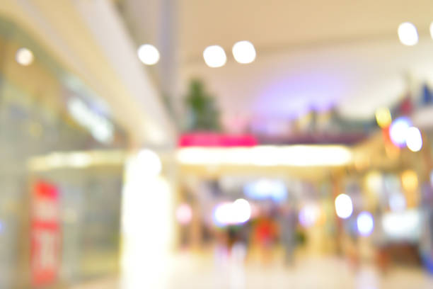 istock Abstract blur shopping mall and department store interior for background 839147444