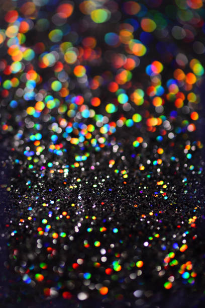 istock Gold glittering christmas lights. Blurred abstract background 839147596