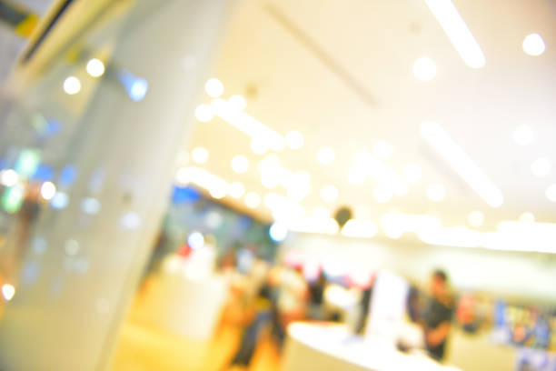 istock Abstract blur shopping mall and department store interior for background 839147738