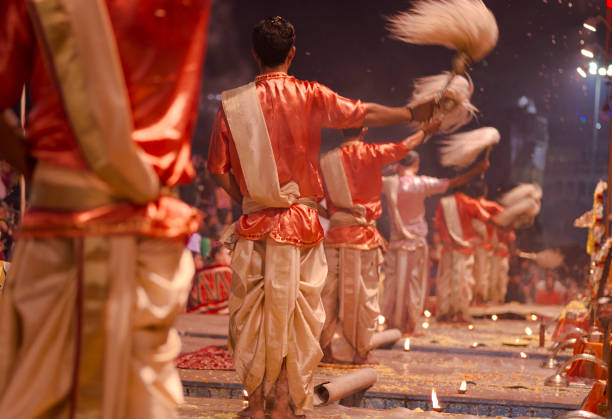 istock Puja ceremony in Varanasi, India, November 2015 839154716