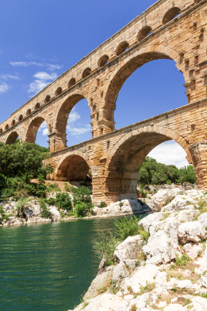 istock The Pont du Gard in France. Vertically. 839169448