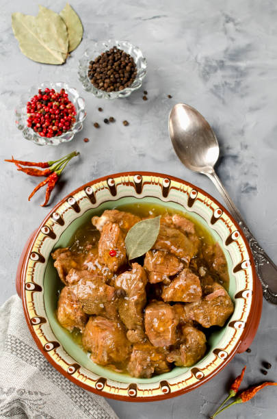 istock Homemade canned meat 839169660