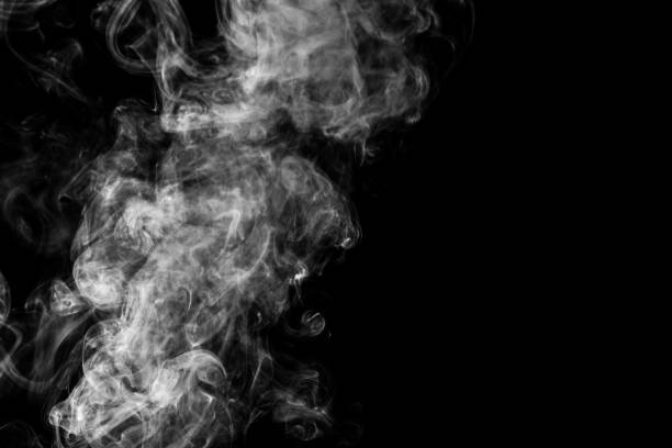 istock smoke isolated on black background 839186622