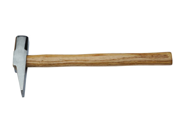 istock iron hammer with wooden handle on white 839199046