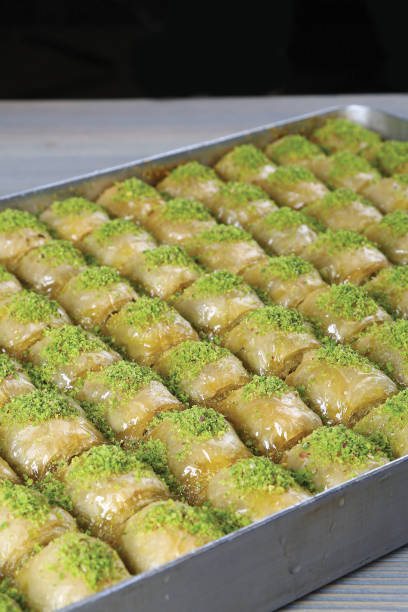 istock Turkish dessert sutlu nuriye with pistachio 839214546