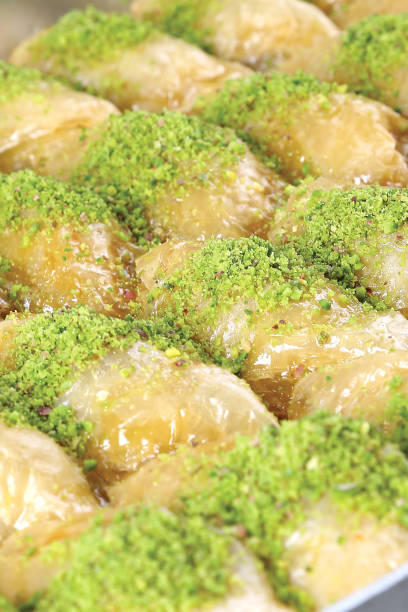 istock Turkish dessert sutlu nuriye with pistachio 839214594