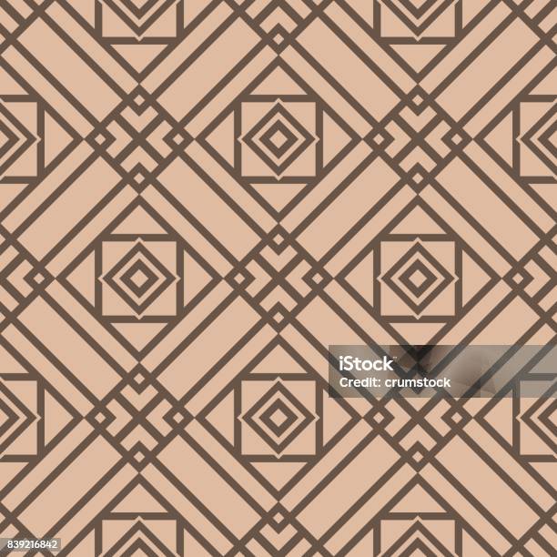 Geometric Pattern Pattern Beige Geometric Pattern For Wallpapers Brown And Beige Seamless Background ...