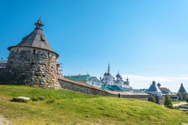 istock View of the Spaso-Preobrazhensky Solovetsky monastery. 839256762