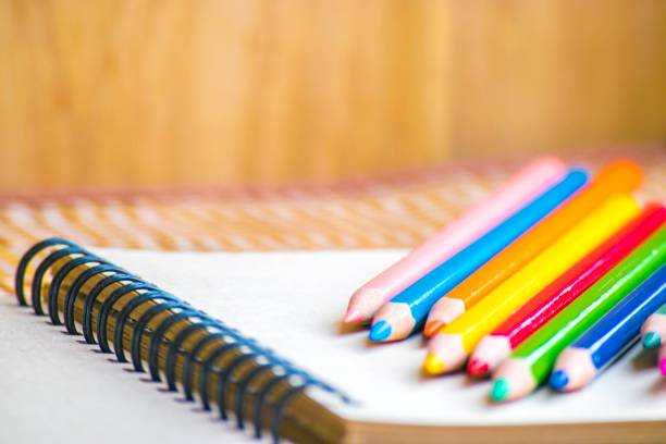 istock Notepad with pencil on wood board background. using wallpaper or background for education, business photo. Take note of the product for book with paper and concept or copy space. 839295278