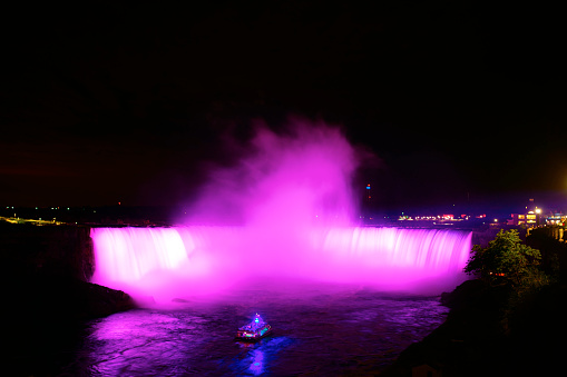Niagara Falls at night - Canada - North America