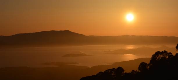 Sunset in Berkeley, California USA