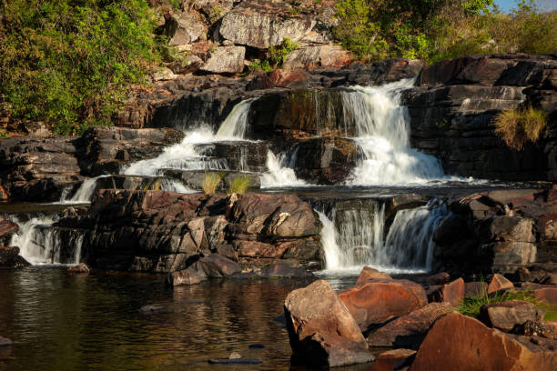 istock Waterfall landscape at brazilian Savannah. 839332876