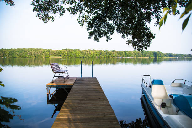 Boat on a lake