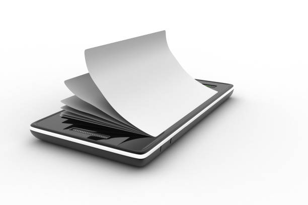 istock A smart phone in the white paper 839340742