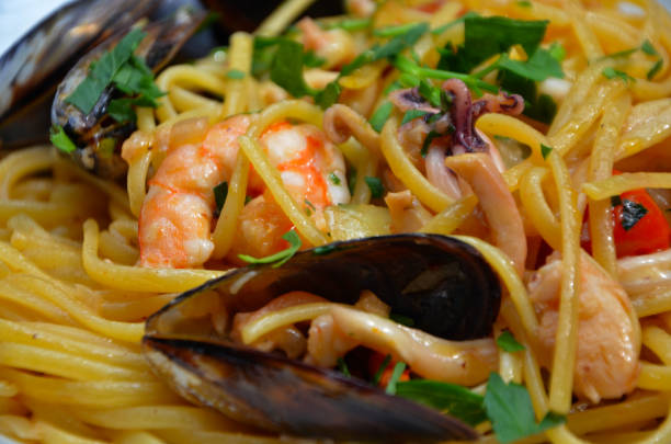 istock italian pasta & sea food 839341244