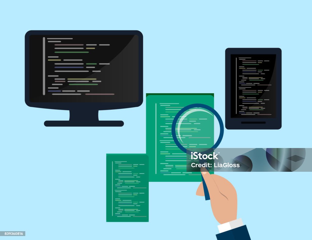 Programming And Coding Concept Website Development Web Design Flat ...