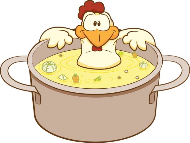 Chicken Soup Stock Illustration - Download Image Now - Soup, Humor,  Cheerful - iStock