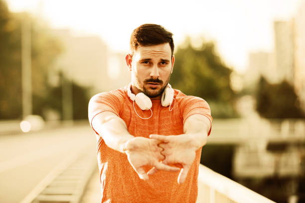 istock Handsome man is enjoying outside 839381824