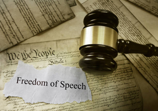 istock Freedom of Speech message 839392150