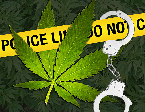 nKEYWORDS: marijuana, police, yellow tape, handcuffs, drugs, pot, crime, crimescene