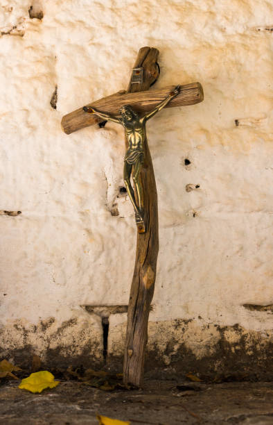 istock wooden jesus cross 839395850