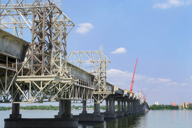 istock Repair and construction of bridge 839396124
