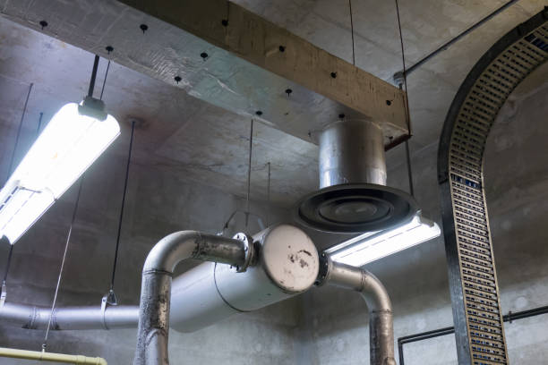 istock air duct and ventilation systems in Factory 839402778