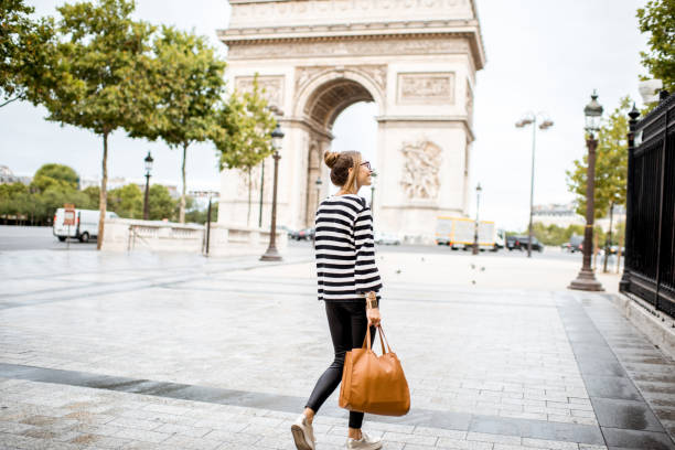 istock Business woman in Paris 839410418