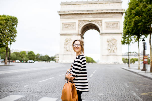 istock Business woman in Paris 839410972