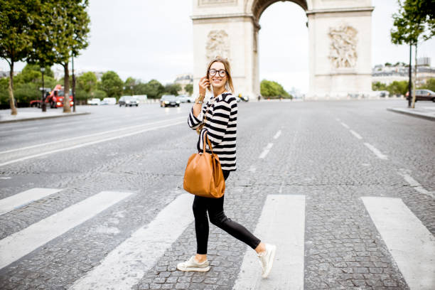 istock Business woman in Paris 839411006