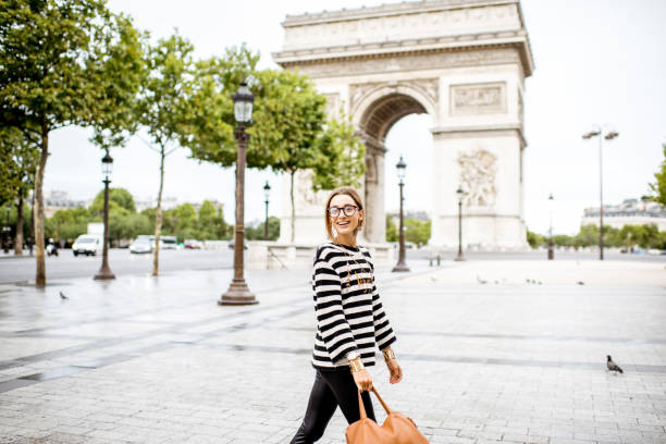 istock Business woman in Paris 839413366