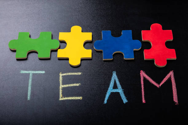 istock Colorful Jigsaw Puzzle Piece 839426866