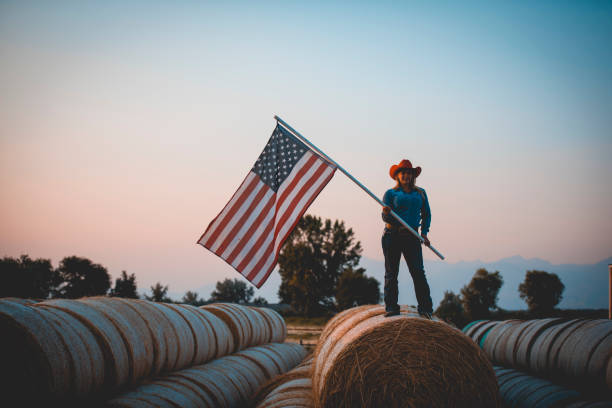 istock Real American cowgirl 839449118