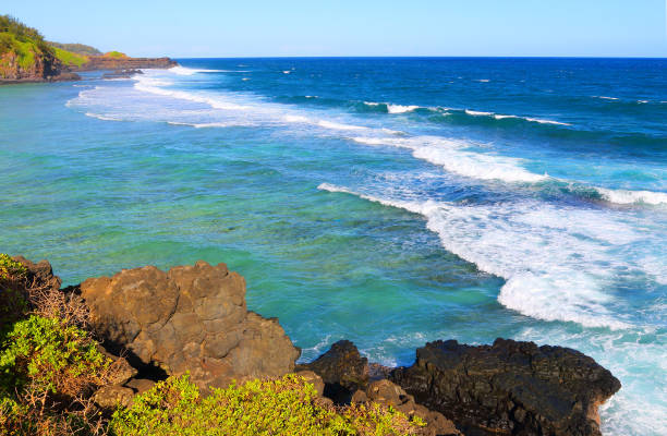 istock Ocean wave on Mauritius Island. 839497060