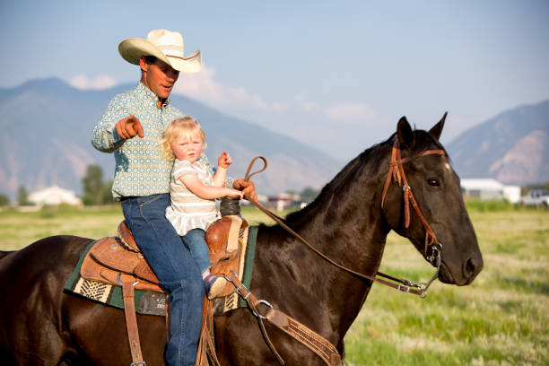 istock Cowboy Dad and Two Year Old Girl 839507604