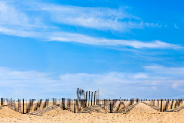 istock Sand  and Beach Fence 839526828