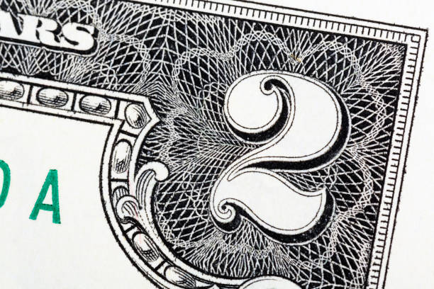 istock Close up of american two dollar bill 839584406