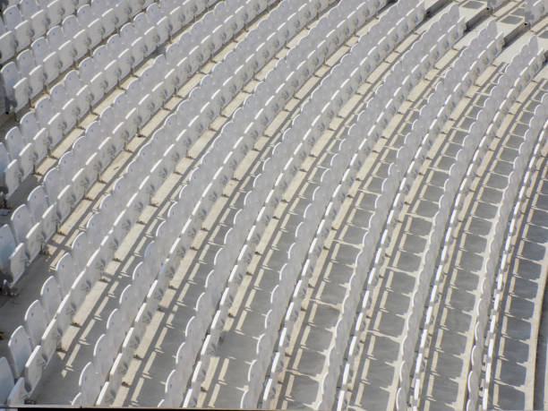 istock Part of the rows in the arena 839611594