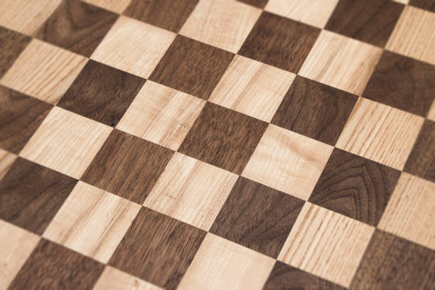 istock Board game checkers texture with wood hand made board antique style and rustic sense. 839688552