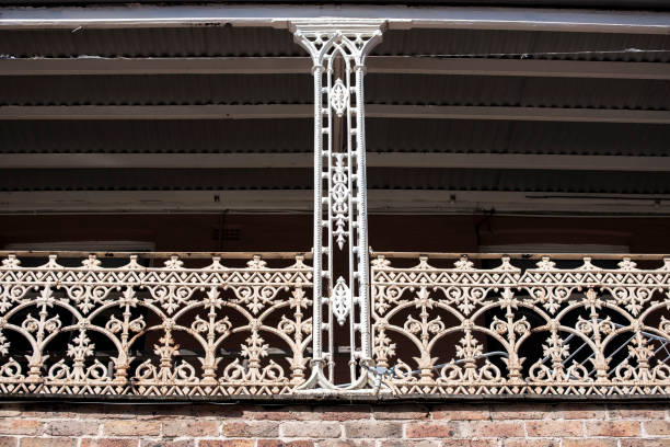 istock Wrought iron front of building in old Lithgow,NSW,Australia. 839711798
