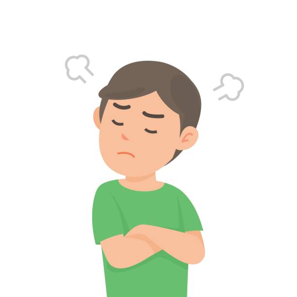 Cute boy gets mad angry fighting with blowing from ears expression, Vector illustration. Cute boy gets mad angry fighting with blowing from ears expression, Vector illustration. Sullen stock illustrations